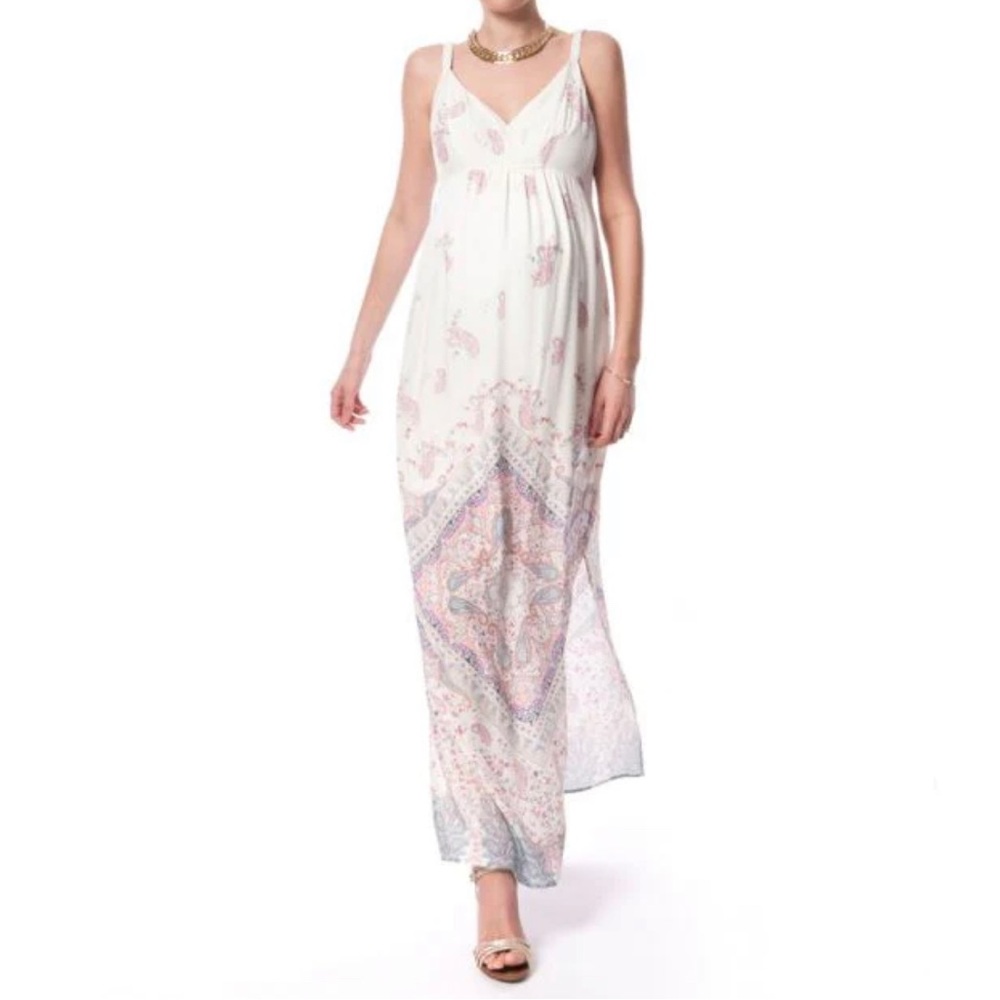 Seraphine Paisley Maternity Maxi Dress size 10